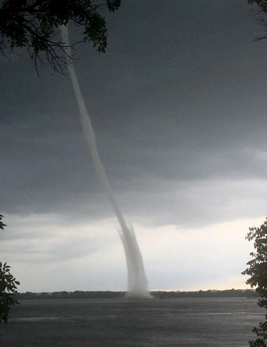 Aug. 4, 2016: Lake Manawa waterspout